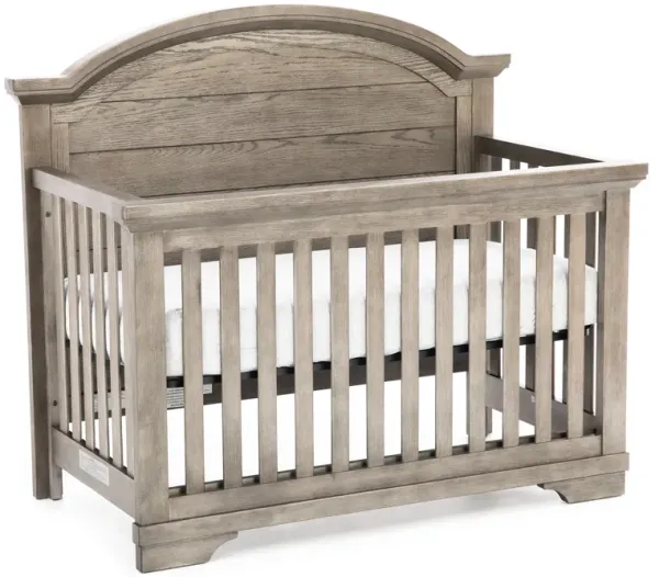 Luna Arch Top Crib, Grey