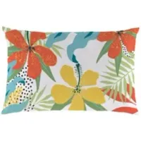 Hibiscus Outdoor Pillow 18"W x 12"H