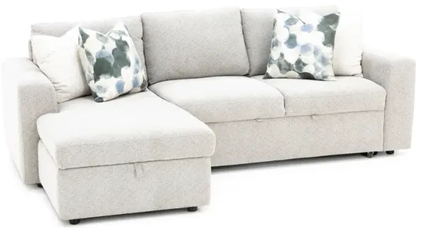 Daphne 2-Pc. Sectional With Sleeper In Tan In Left-Facing