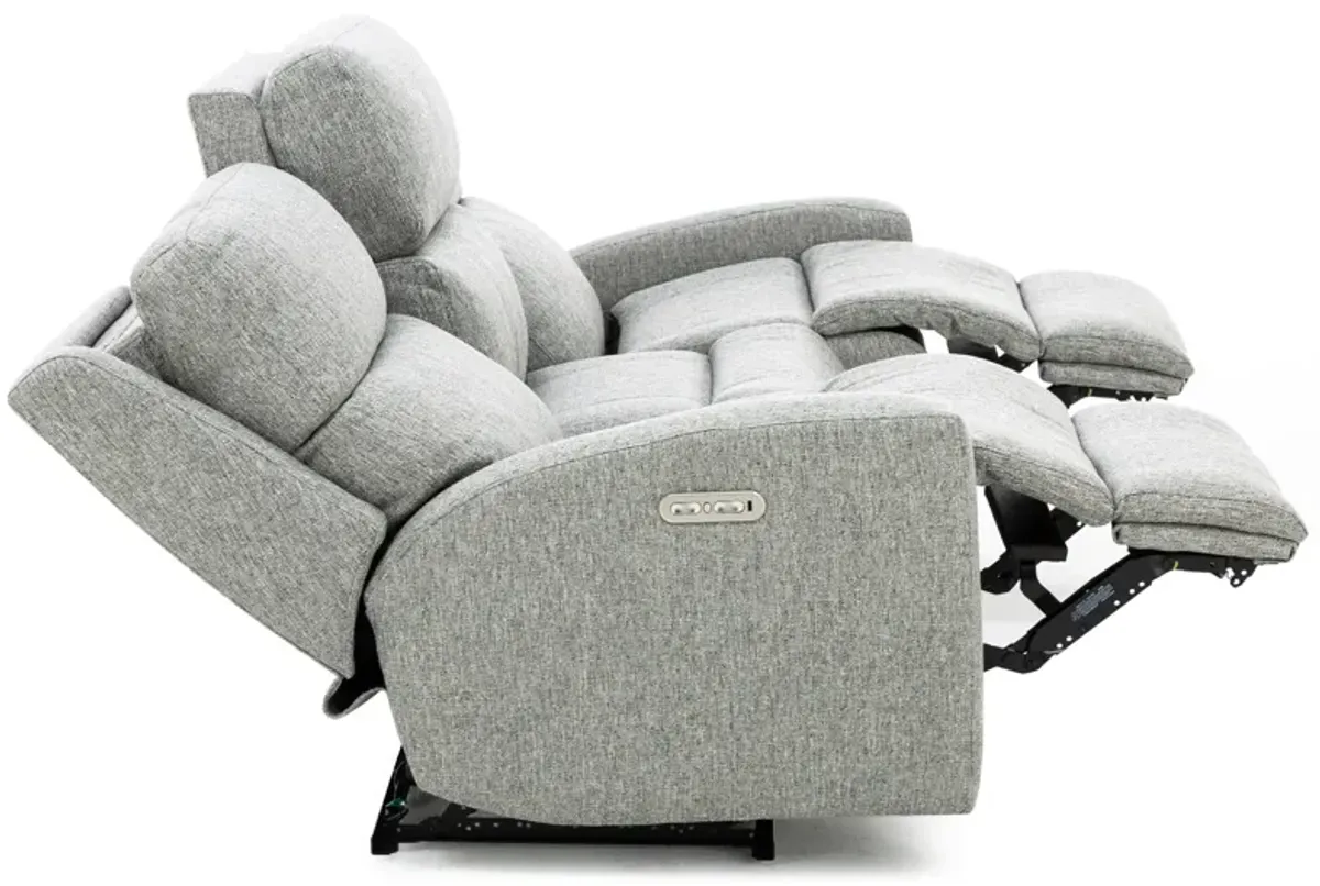 Catalina Power Headrest Reclining Sofa in Slate