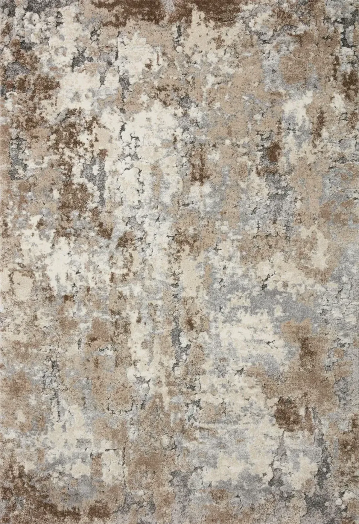 Theory Dove/Bark Area Rug 5'3"W x 7'7"L