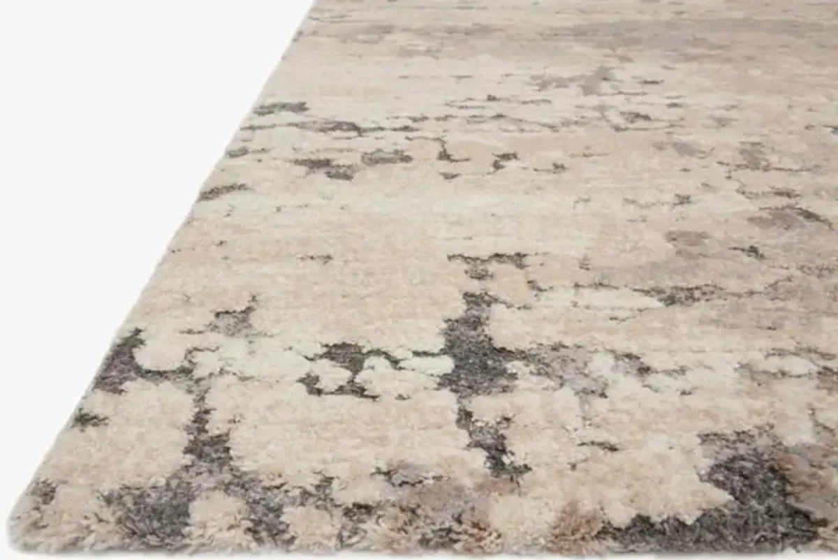 Theory Taupe/Grey Area Rug 5'3"W x 7'7"L