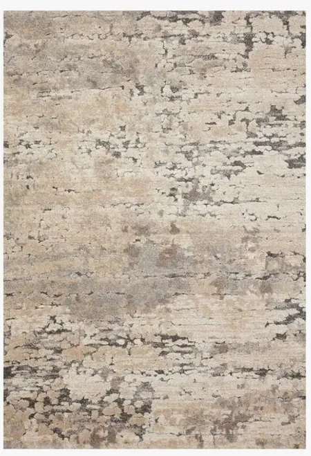 Theory Taupe/Grey Area Rug 5'3"W x 7'7"L