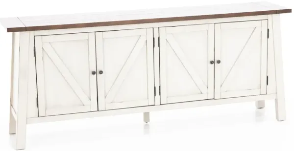 Harbor 84" Prairie White Console