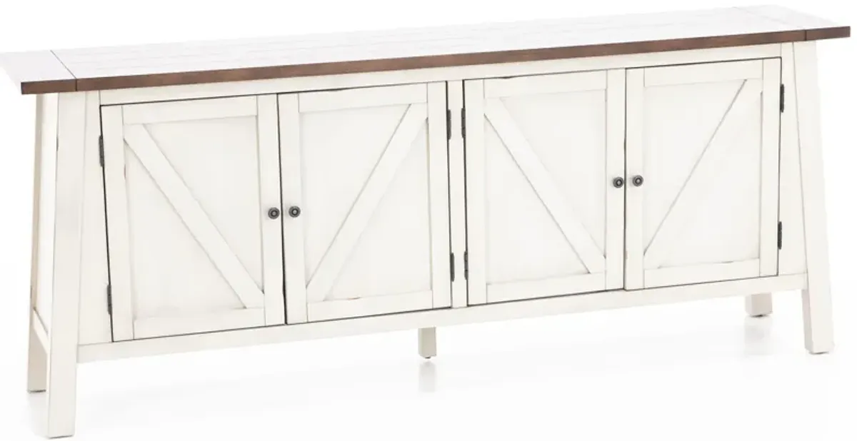 Harbor 84" Prairie White Console