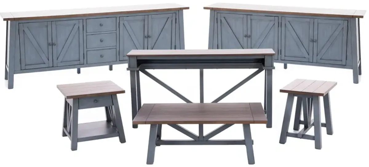 Harbor Denim Console Bar Table