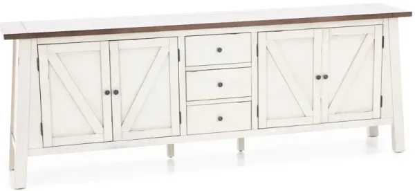 Harbor 96" Prairie White Console