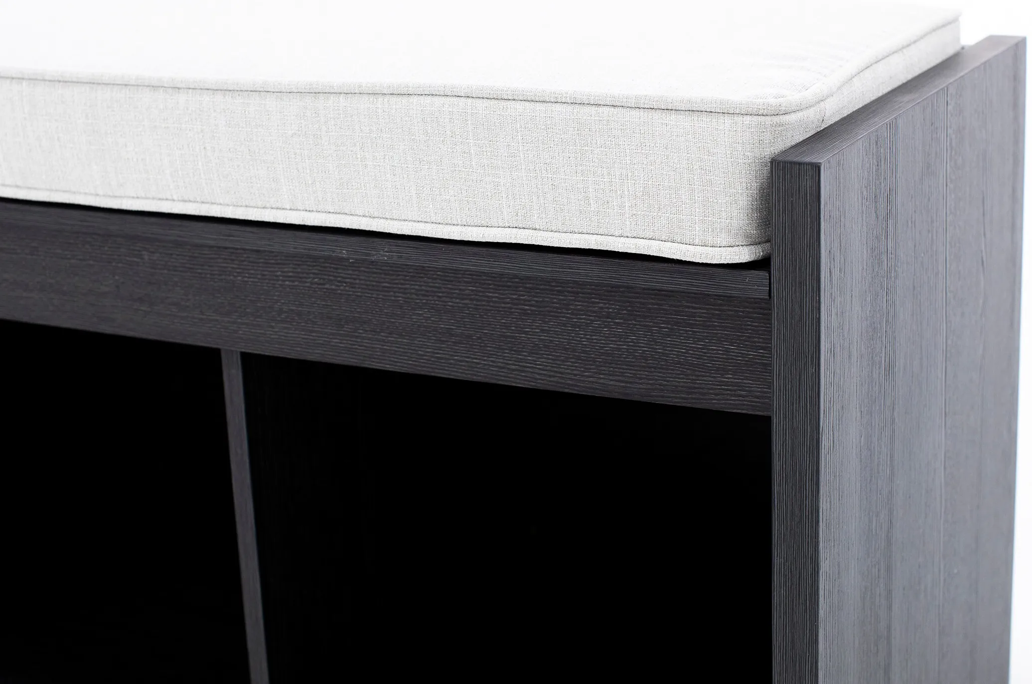 Storage Solutions Cubby Bench with Wall Shelf
