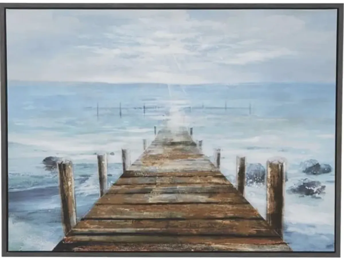 Pier In The Sun Wall Décor 36"W x 47"H