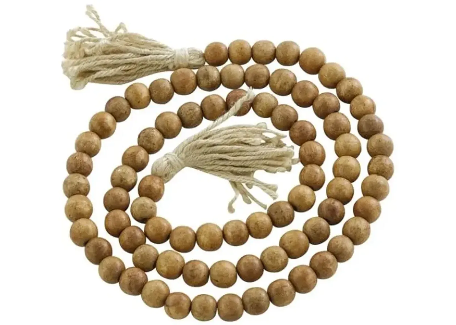 Brown Wood Beads 82"L