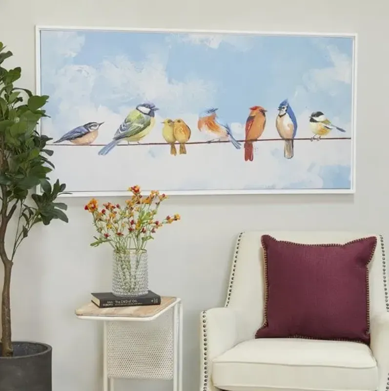 Colorful Birds Wall Décor 55"W x 28"H