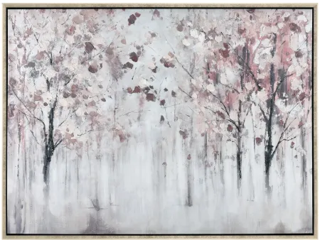 Blush Forest Framed Art 47"W x 35"H