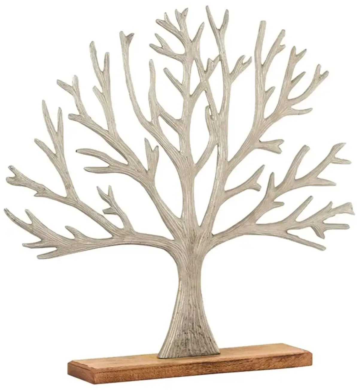 Wood Tree Sculpture 26"W x 25"H