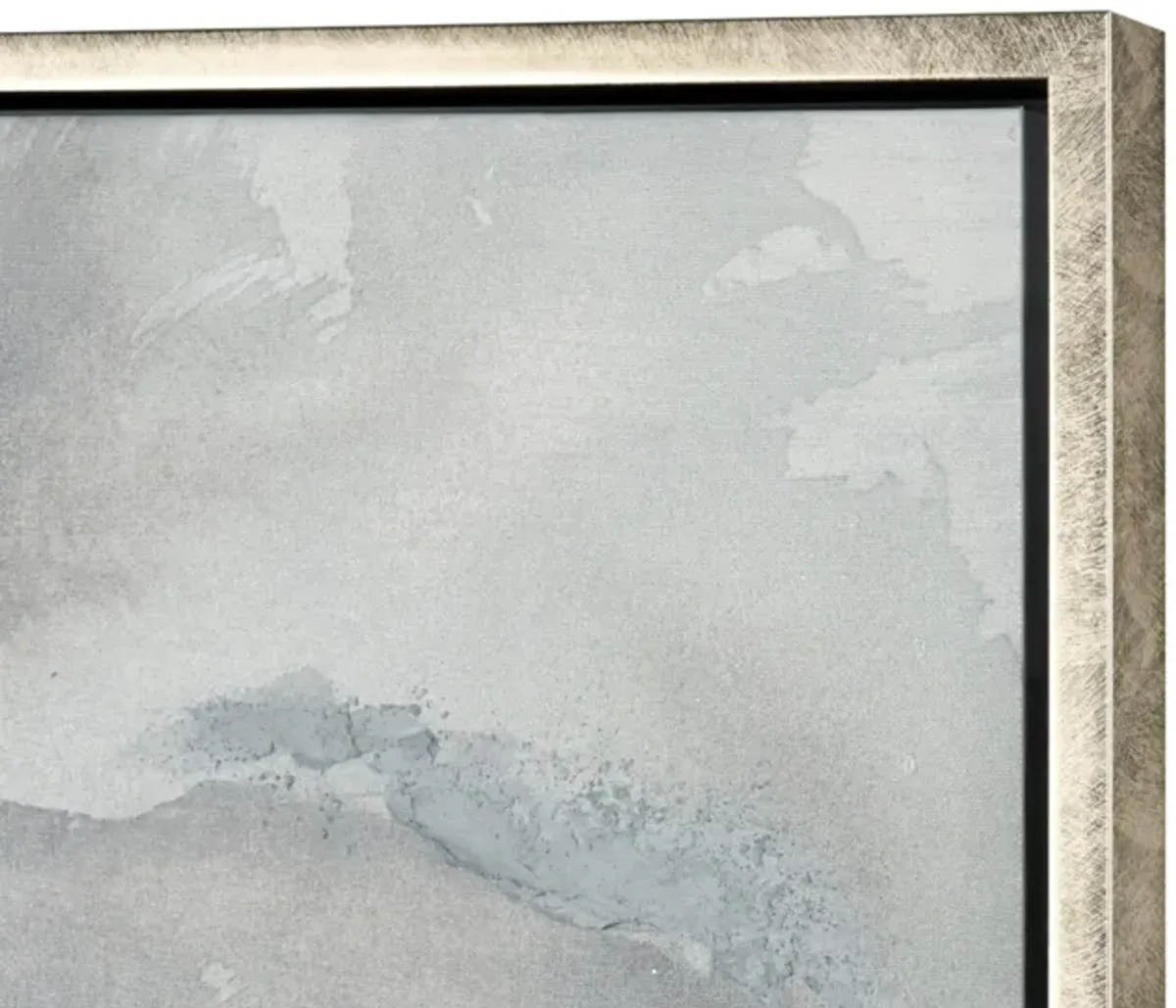 Grey Blooms Framed Wall Art 47"W x 35"H