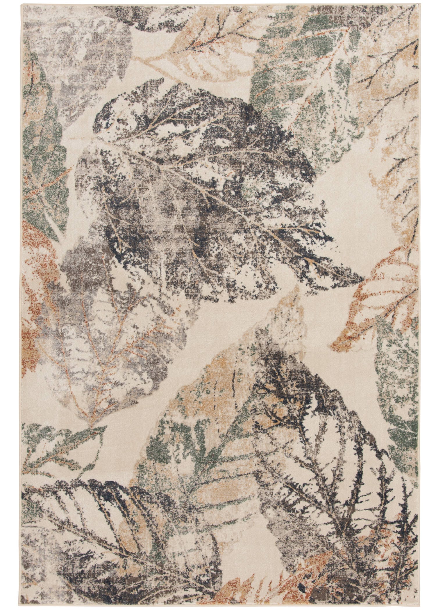 Montville Fall Leaves Area Rug 5'W x 7'3"L