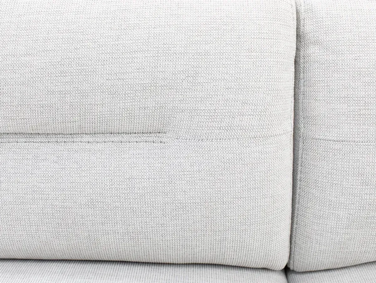 Helio 5-Pc. Power Headrest Reclining Modular In Oyster With 2 Reclining Seats