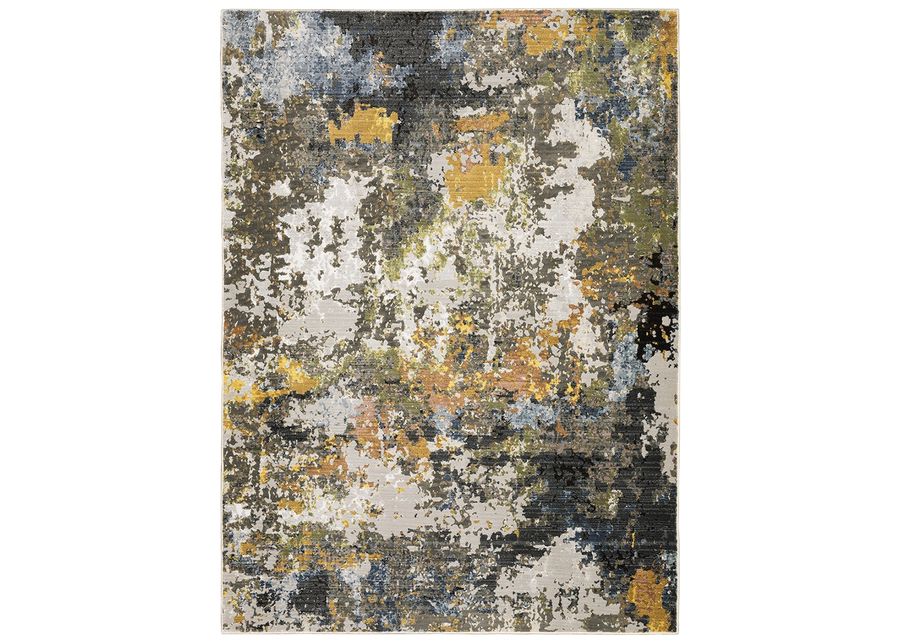 Caravan Green/Beige/Multi Area Rug 7'10"W x 10'10"L