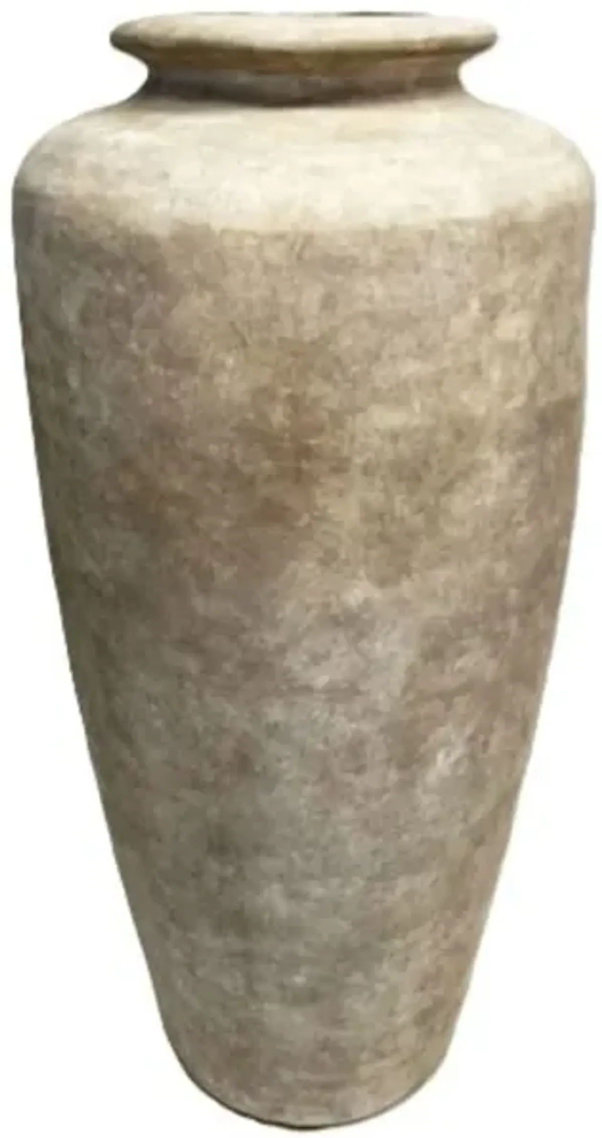 Large Sand Japon Ceramic Floor Vase 14"W x 37"H