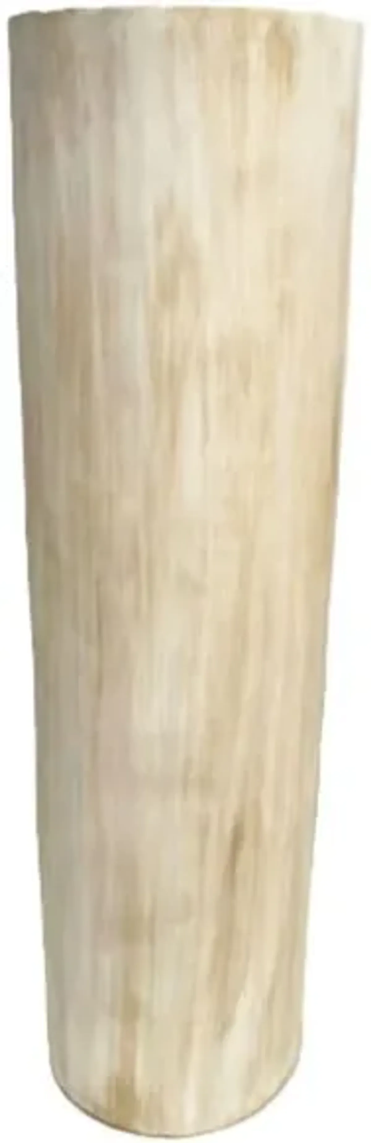 Small Alder Cylinder Ceramic Floor Vase 10"W x 38"H