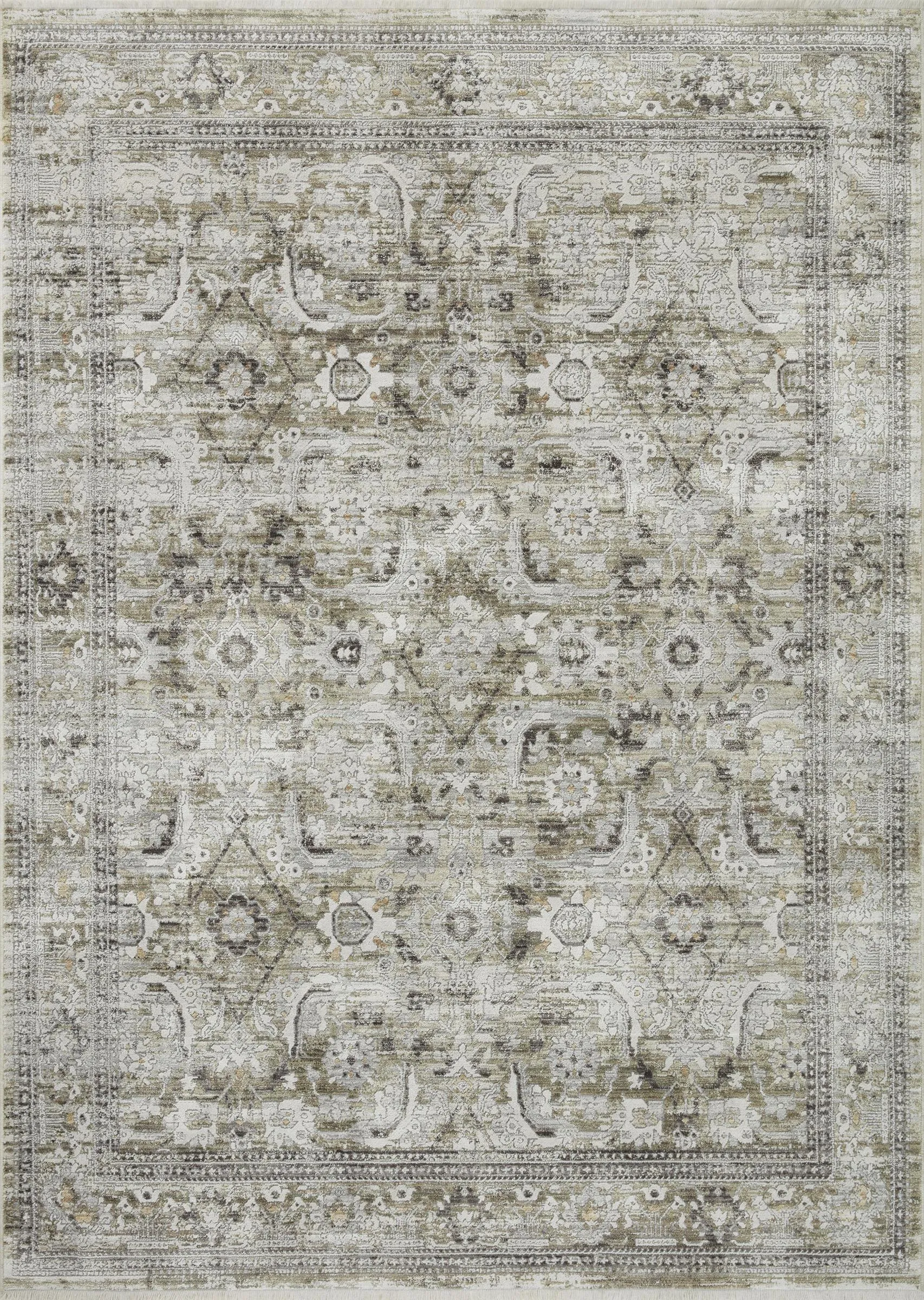 Bonney Moss/Stone Area Rug 5'3"W x 7'6"L