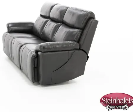 Direct Design Evanston Leather Fully Loaded Reclining Sofa with Air Massage and Drop Down Table in D