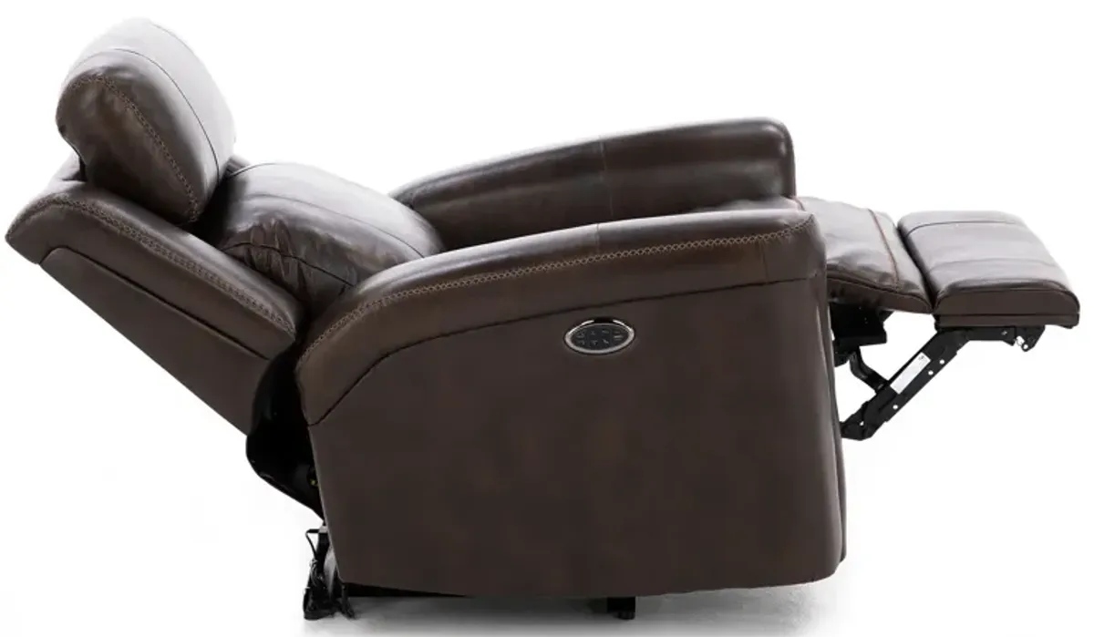 Direct Design Chicago Leather Fully Loaded Wall Saver Recliner