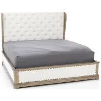 Victoria King Shelter Upholstered Bed