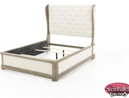 Victoria Queen Shelter Upholstered Bed