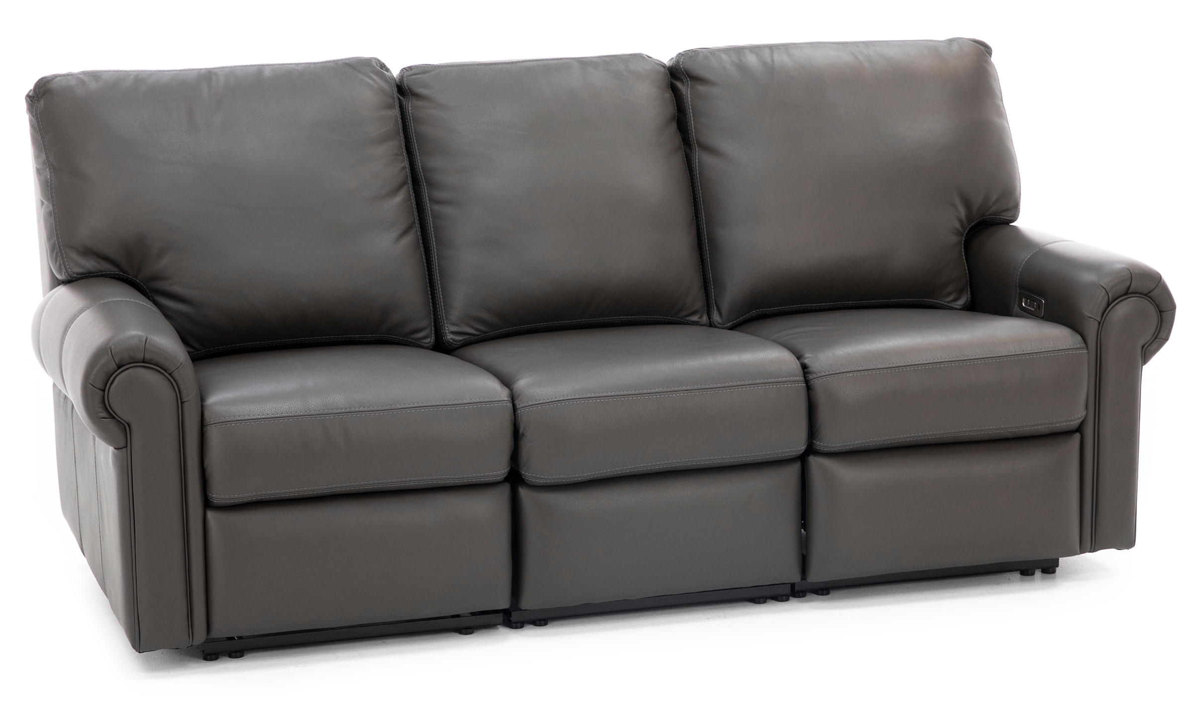 Design and Recline Fairfax 3Pc. Leather Power Reclining Sofa