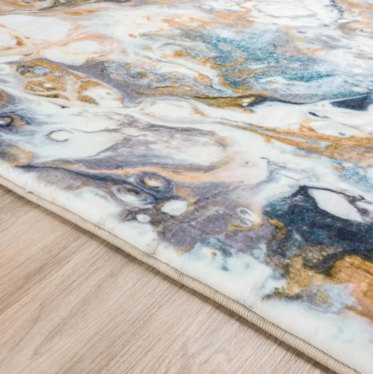 Kikiamo Volcano Area Rug 5'1"W x 7'6"L