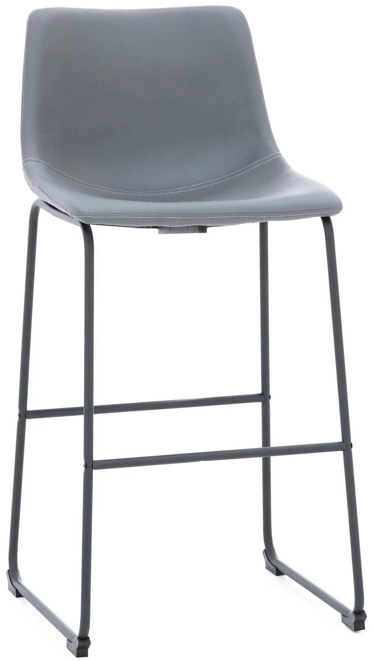 Leigh 29" Upholstered Bar Stool, Grey