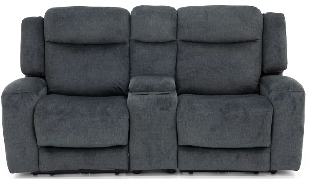 Archer 3-Pc. Power Headrest Reclining Console Loveseat