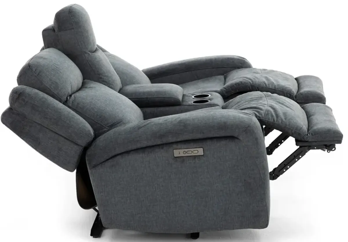 Archer 3-Pc. Power Headrest Reclining Console Loveseat