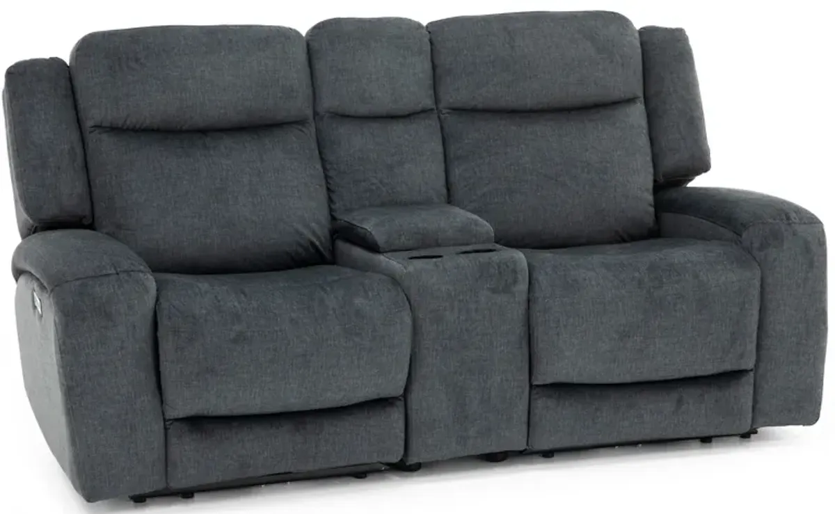 Archer 3-Pc. Power Headrest Reclining Console Loveseat