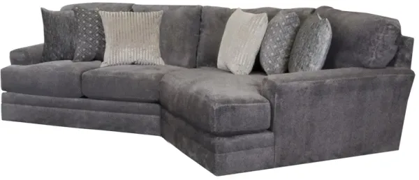 Snuggler 2-Pc. Sectional In Smoke Right-Facing In Smoke