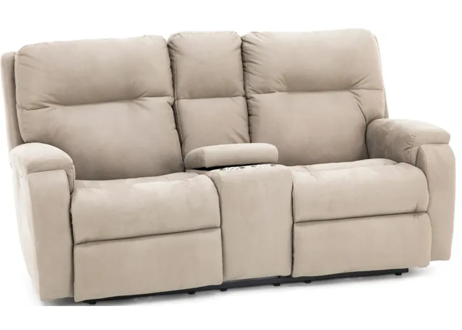 Shaun Fully Loaded Reclining Console Loveseat