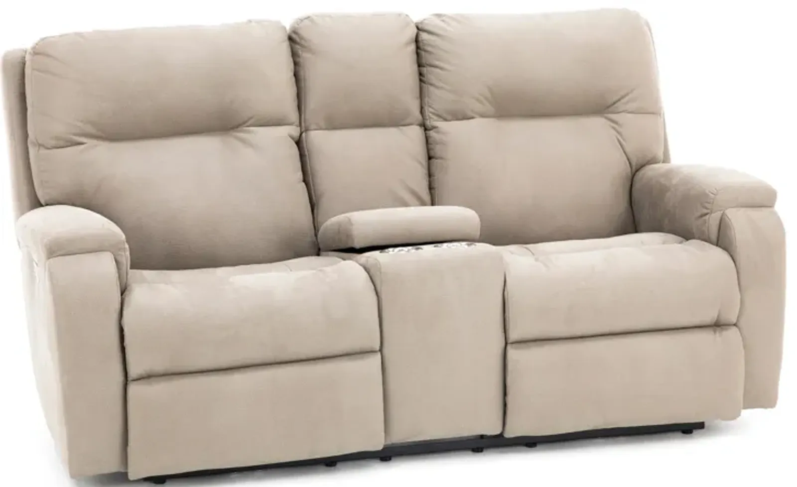 Shaun Fully Loaded Reclining Console Loveseat