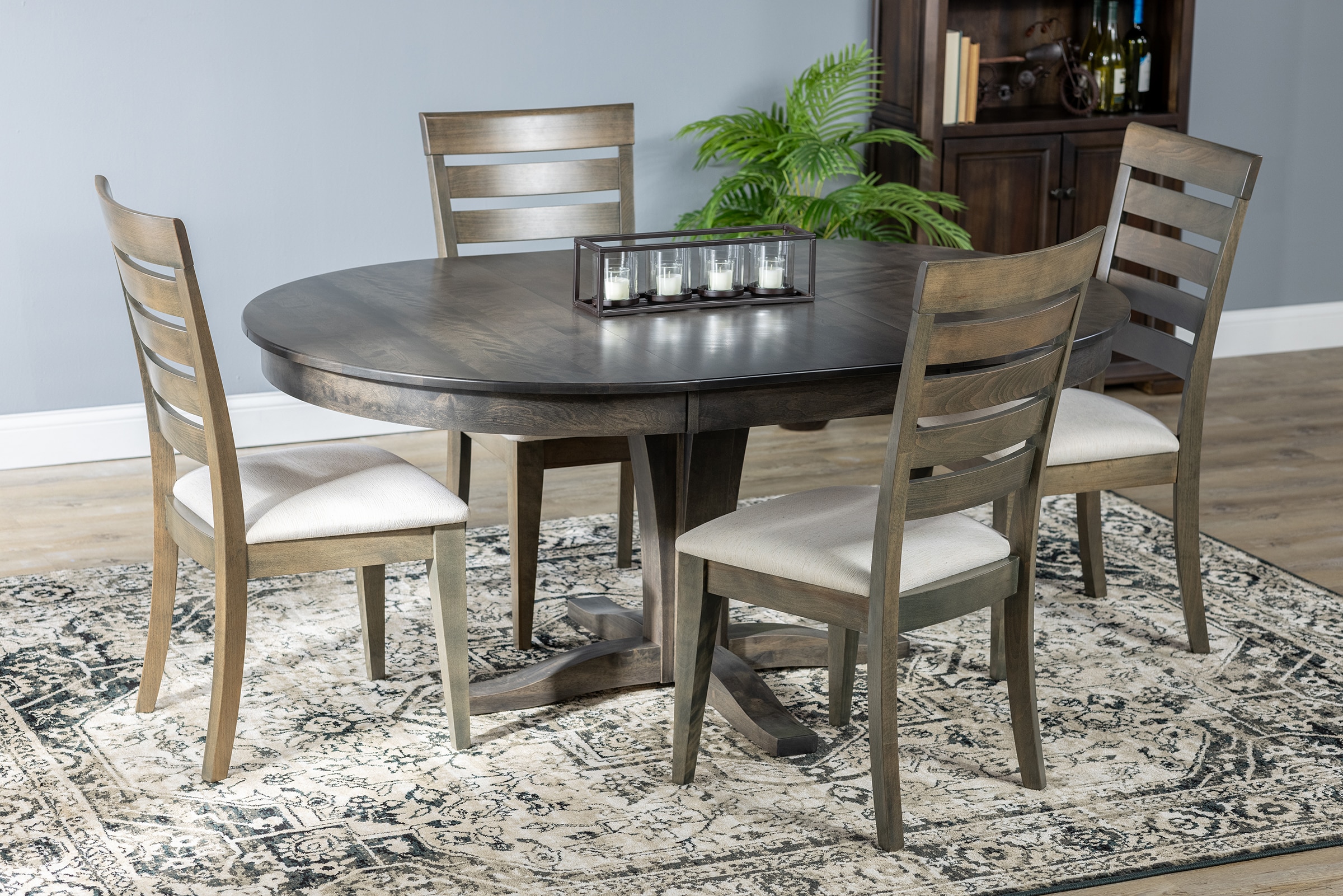 Canadel Gourmet 42-62" Round to Oval Dining Table