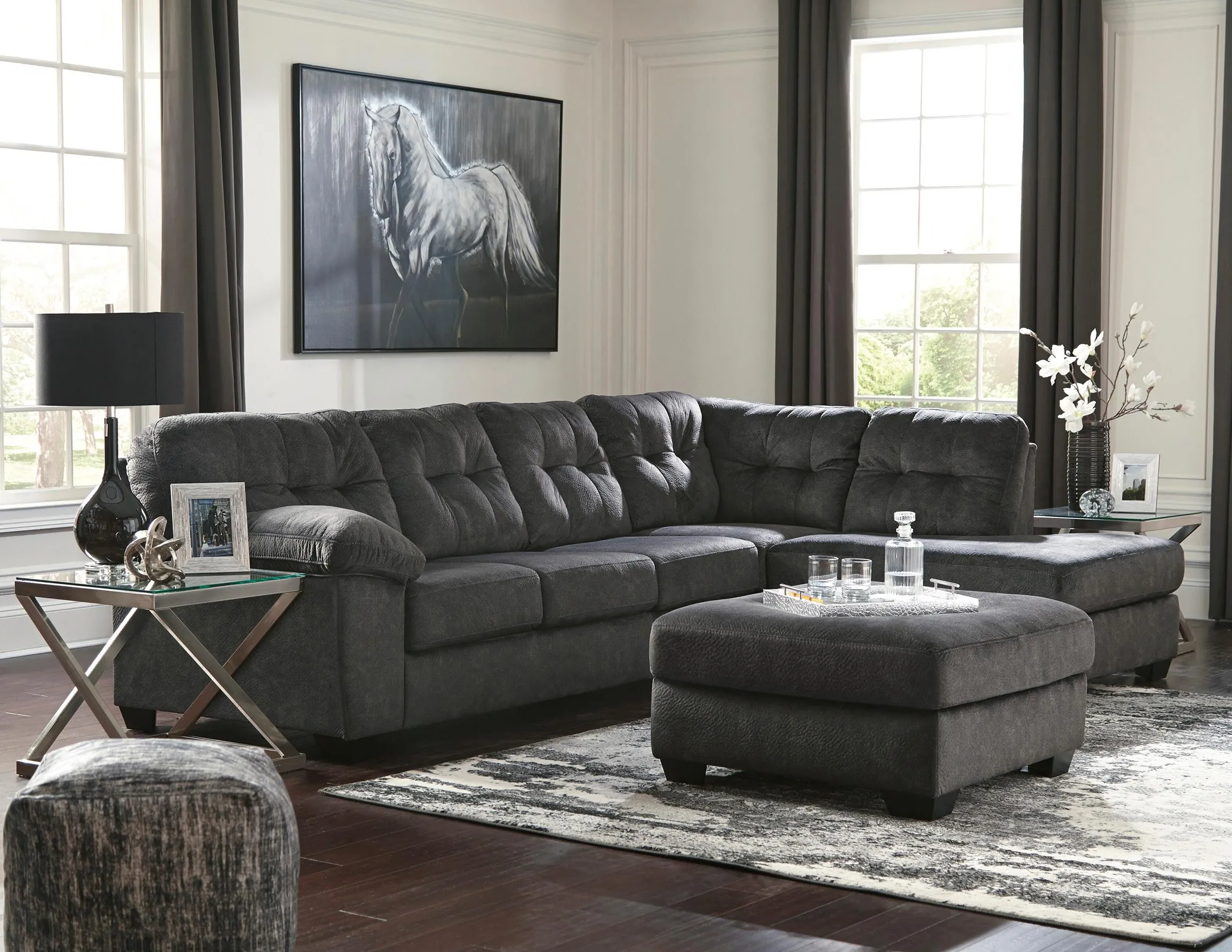 Dustin 2-Pc. Chaise Sectional