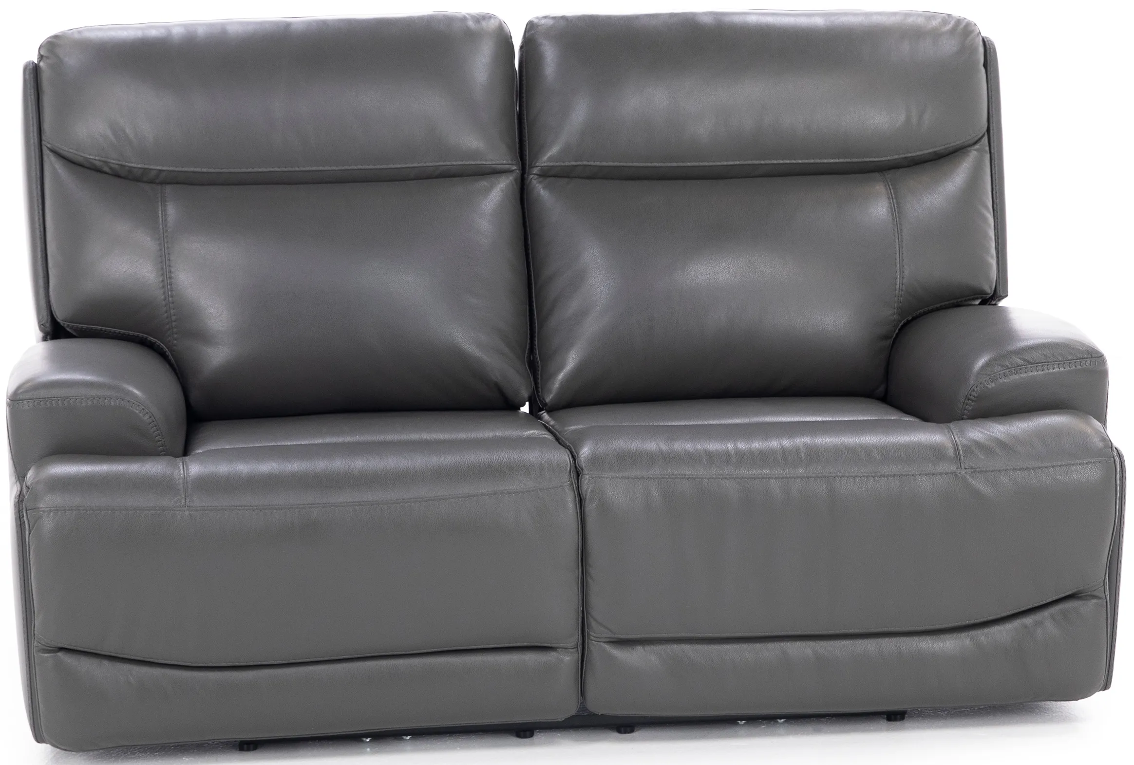 Denali Leather Fully Loaded Reclining Loveseat with Air Massage and Heat