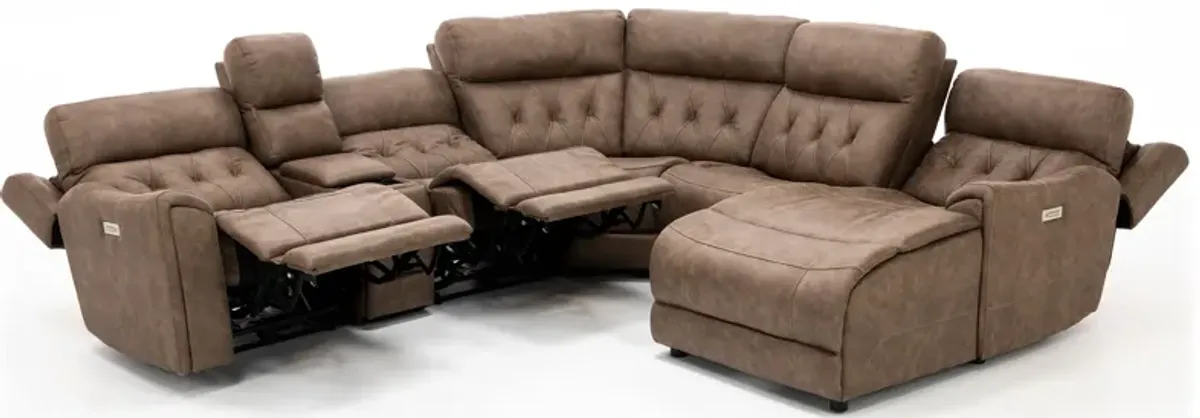 Canyon 6 Pc. Fully Loaded Reclining Chaise Modular