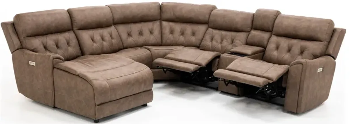 Canyon 6 Pc. Fully Loaded Reclining Chaise Modular