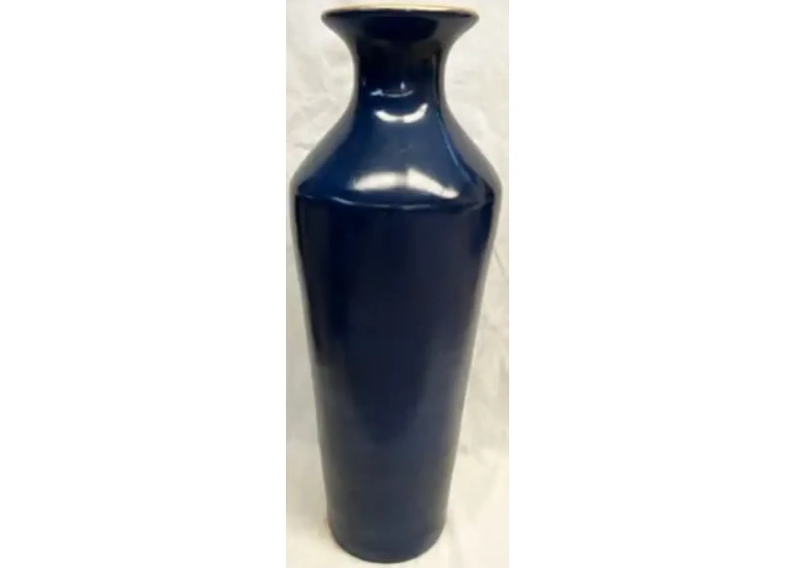 Tibor Royal Blue Small Floor Vase 11"W x 34"H