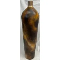 Shortneck Bottle Rustic Patina Small Floor Vase 12"W x 47"H