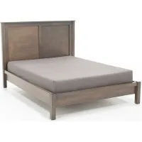 Witmer Taylor J Grey Full Panel Bed with 52" Headboard