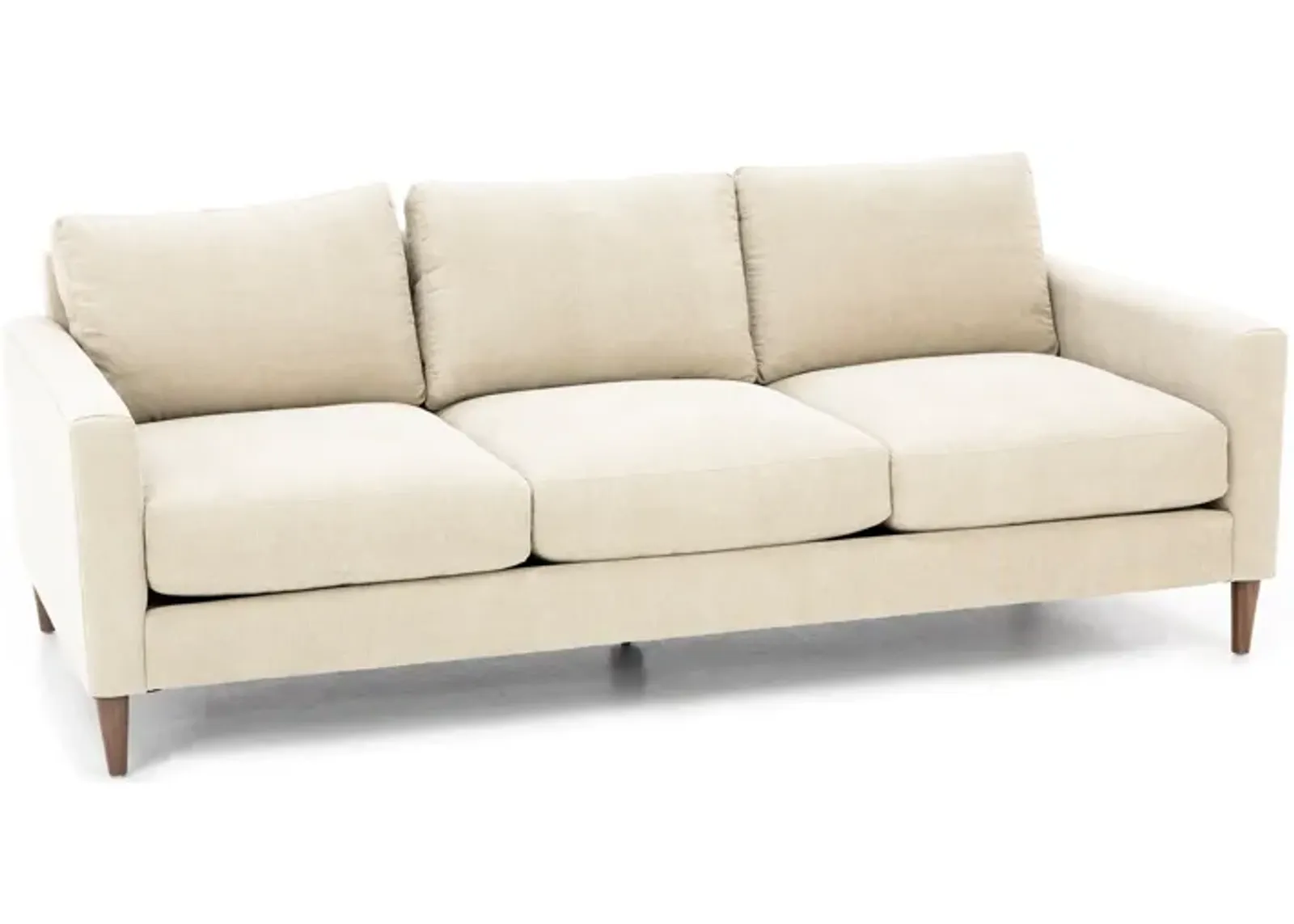 Kelvin Track Arm Sofa Plus in Heavenly Chrome