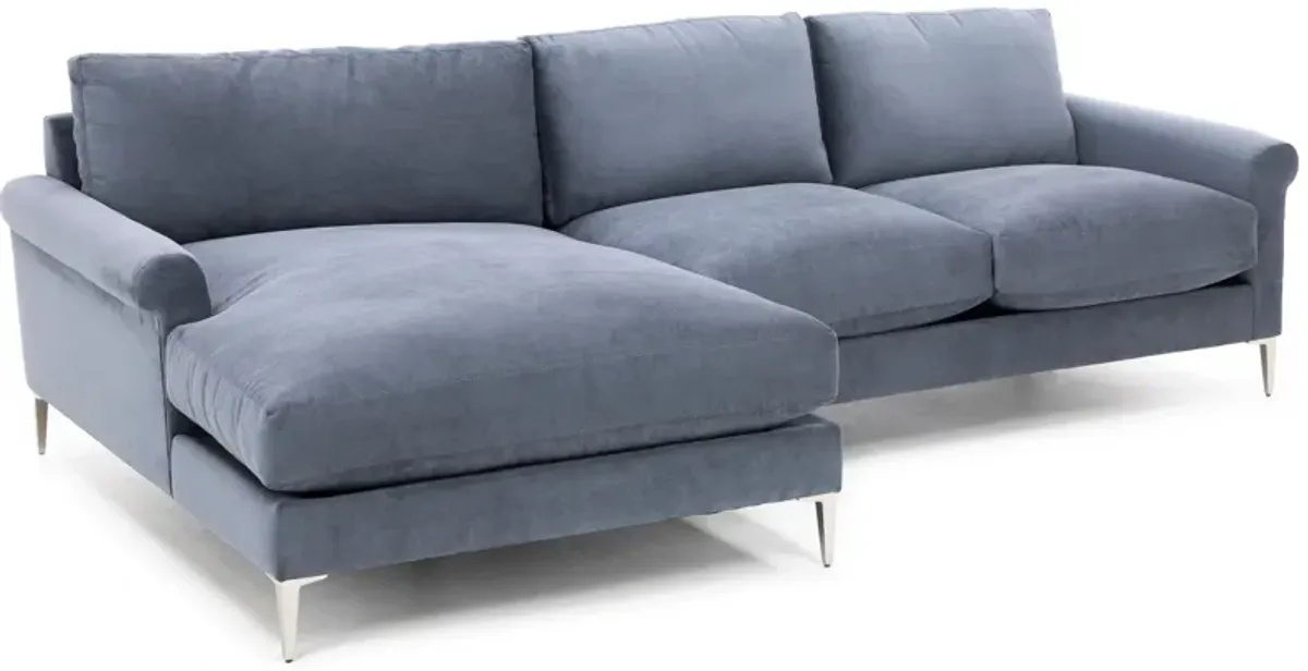 Nikola 2-Pc. Chaise Sofa