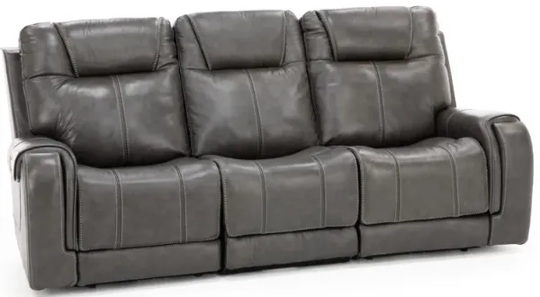 Zion 3-Pc. Leather Fully Loaded Reclining Sofa