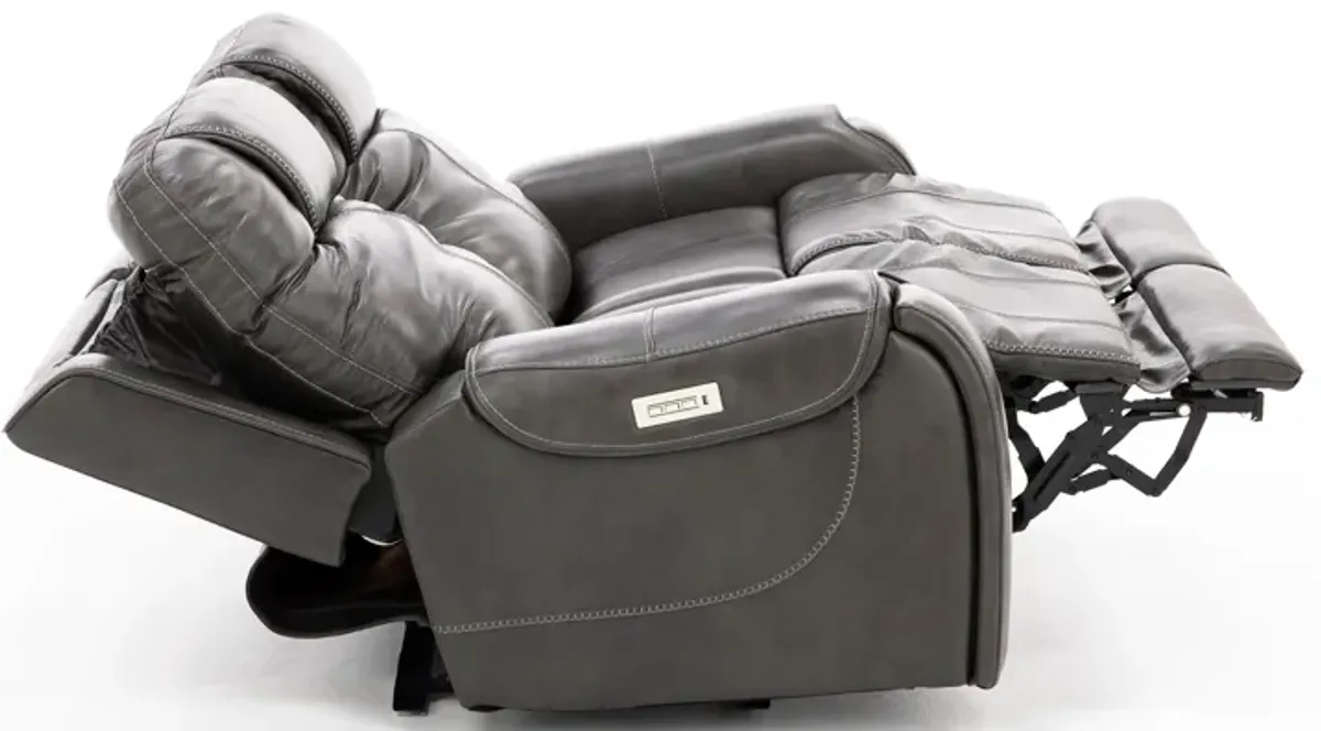 Zion 2-Pc. Leather Fully Loaded Reclining Loveseat