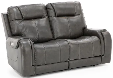 Zion 2-Pc. Leather Fully Loaded Reclining Loveseat